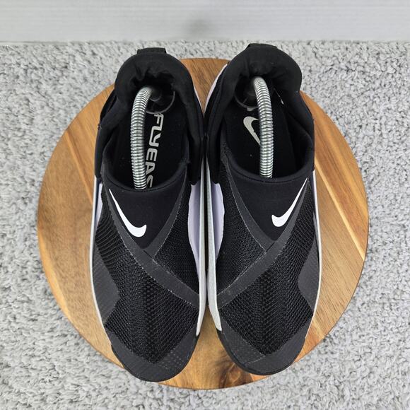 Nike Go FlyEase Easy Slip On Black White Hands Free Daily Sneaker Womens 9.5 - Picture 5 of 15